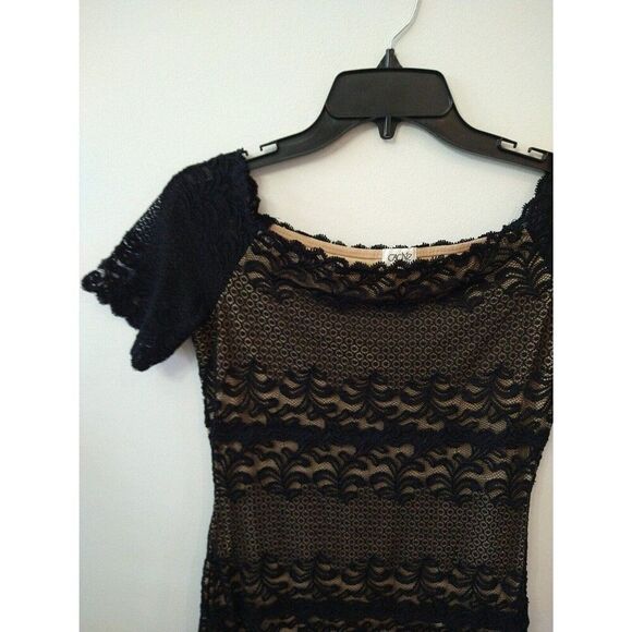 Cache Lace off-the-shoulder Dress Sm Y2K vintage Feminine Cottage Core - Picture 4 of 8